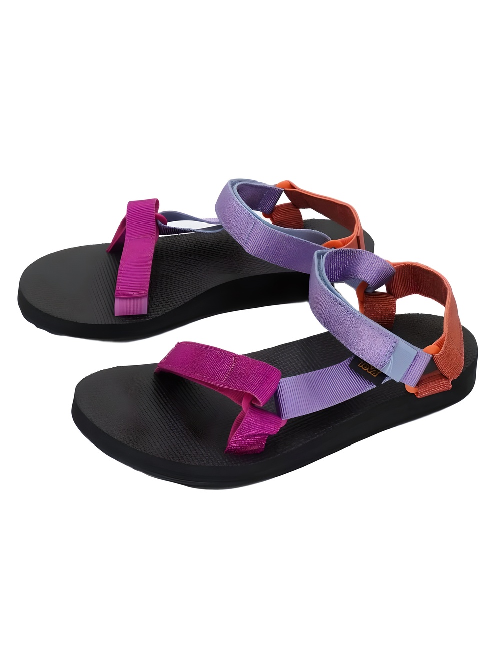 Teva Original Universal Metallic Pink Multi Strappy Sandals Size 8M - Picture 2 of 6